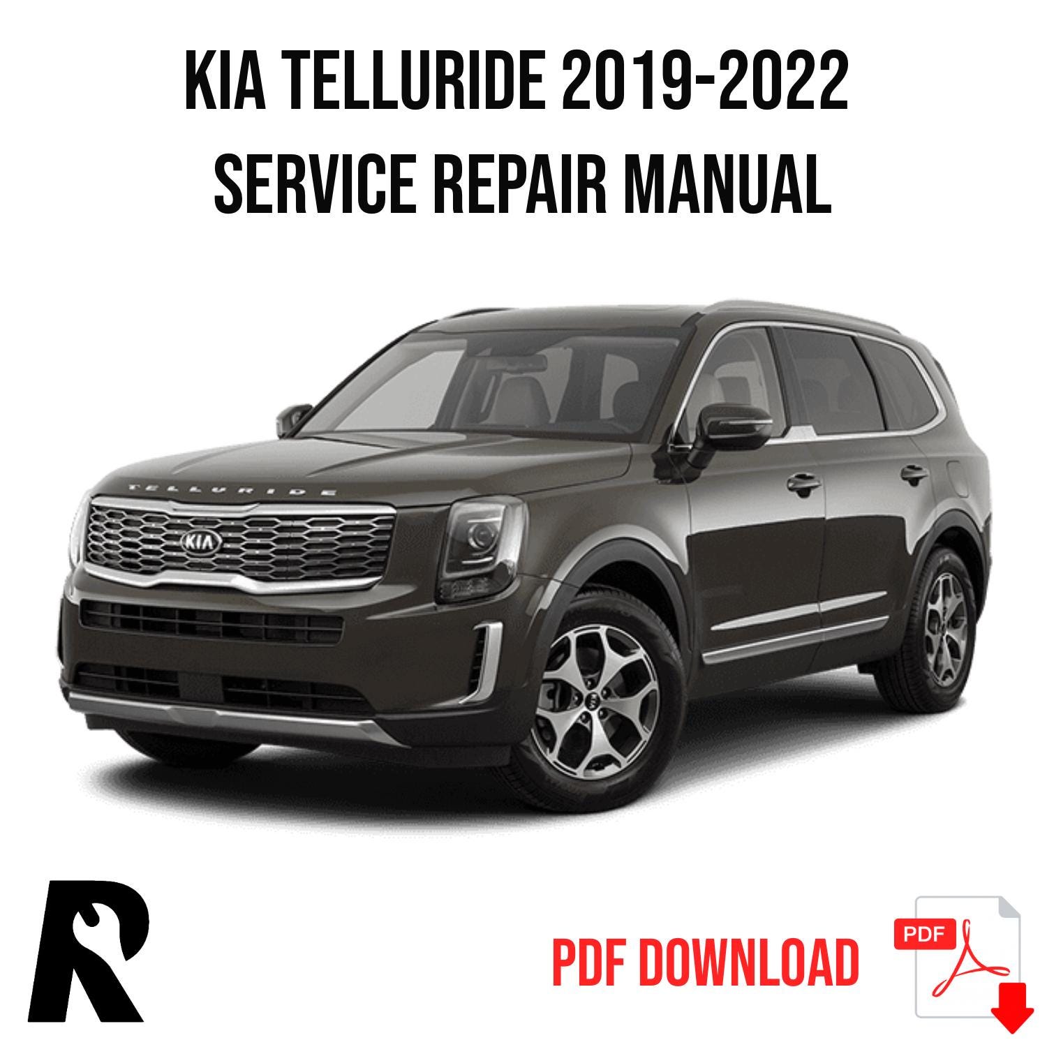 Kia Telluride 2019-2022 Service Manual Repair, Workshop Service Repair
