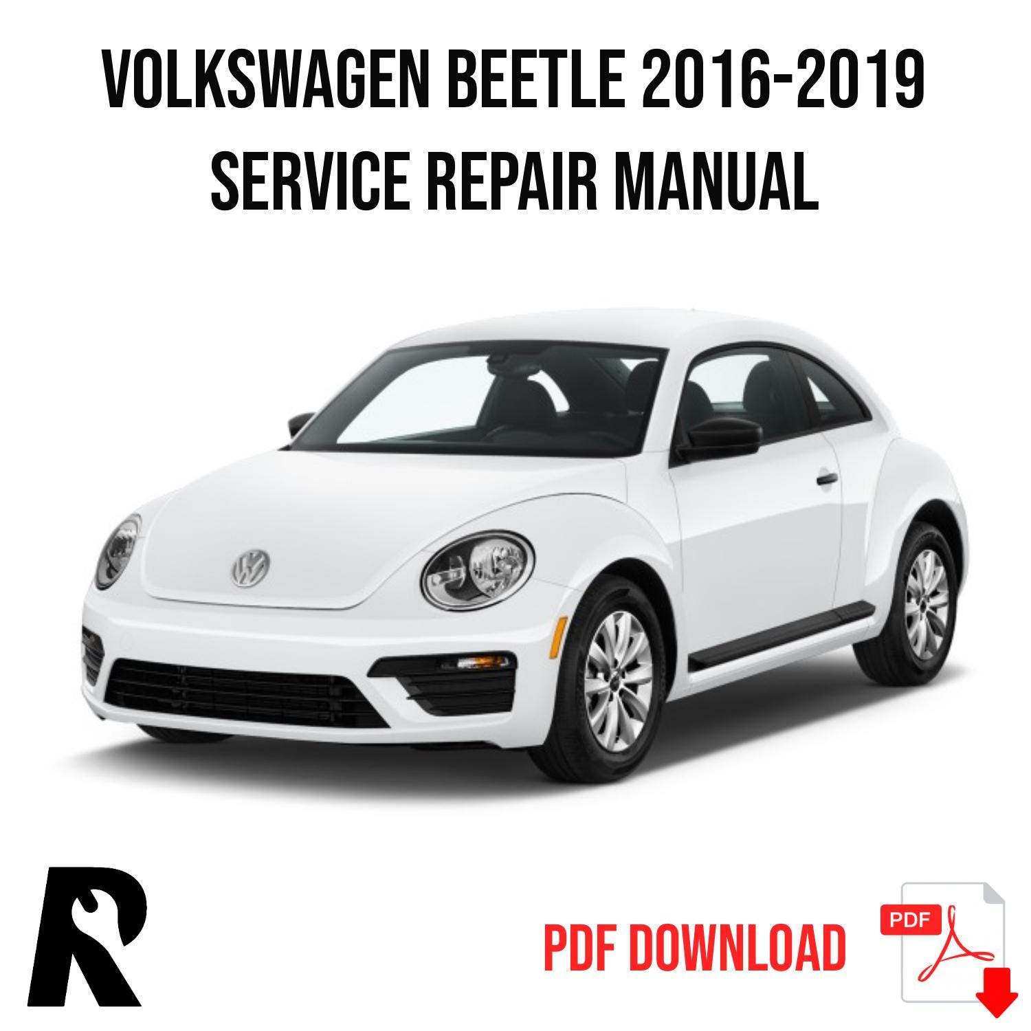 Volkswagen Beetle 2016-2019 Service Manual Repair, Workshop Service Repair