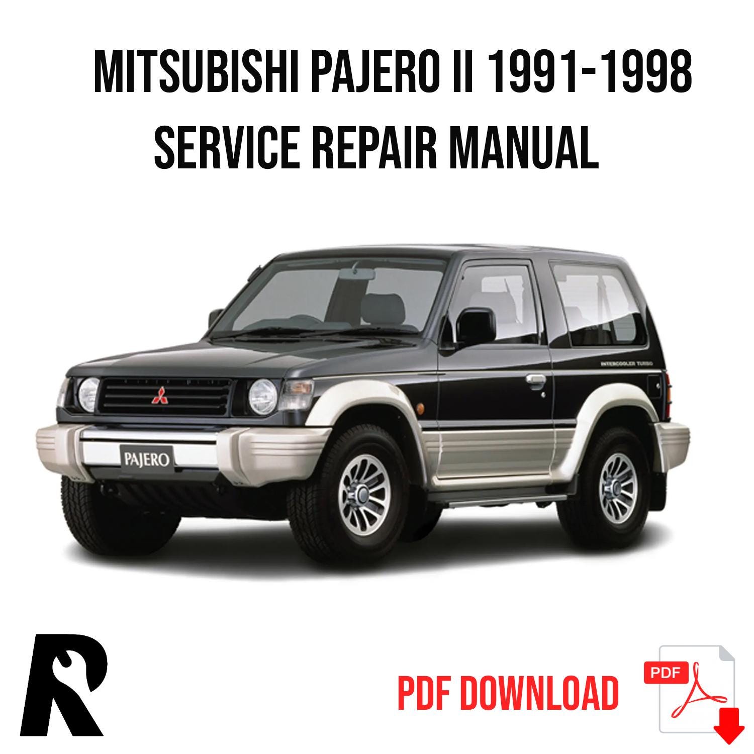 Mitsubishi Pajero 2 1991-1998 Service Manual Repair, Workshop Service Repair