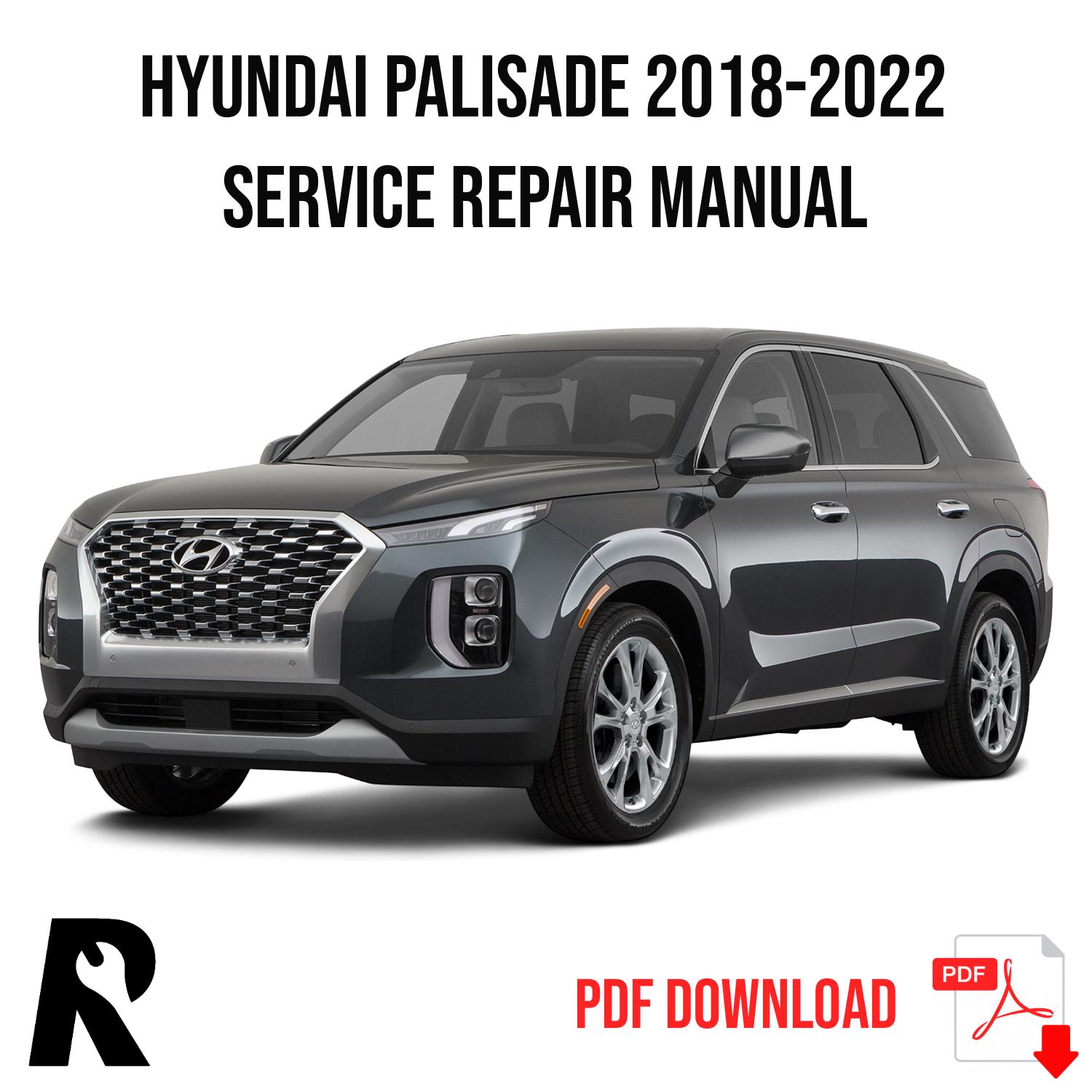 Hyundai Palisade LX2 2018-2022 Service Manual Repair, Workshop Service Repair