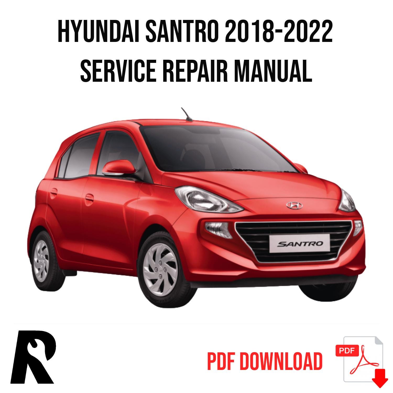 Hyundai Santro 2018-2022 Service Manual Repair, Workshop Service Repair