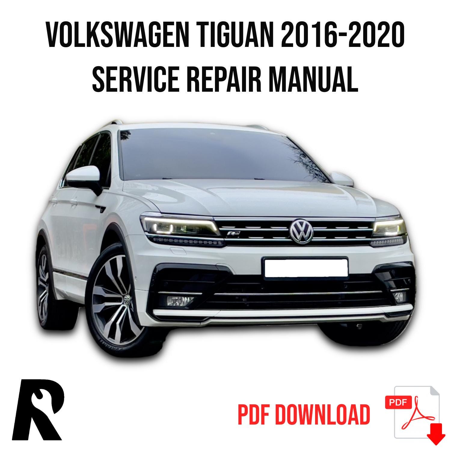 Volkswagen Tiguan 2016-2020 Service Manual Repair, Workshop Service Repair