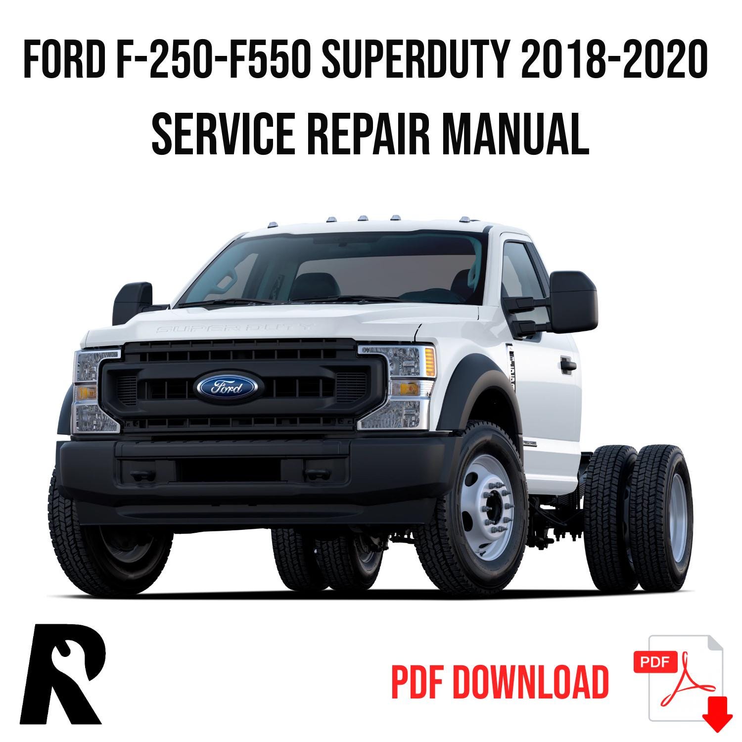 Ford F250-F550 SuperDuty 2019-2021 Service Manual Repair, Workshop Service Repair