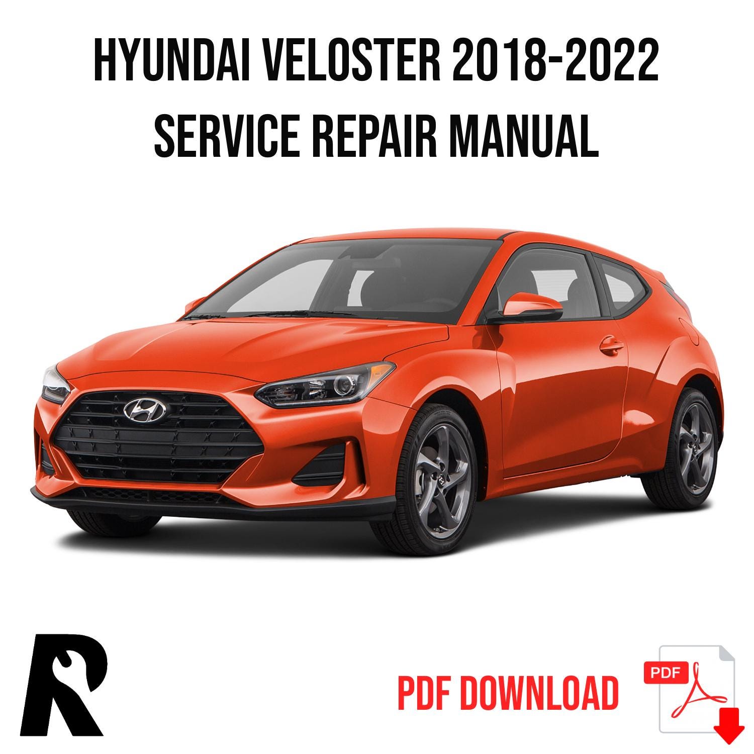 Hyundai Veloster 2018-2022 Service Manual Repair, Workshop Service Repair