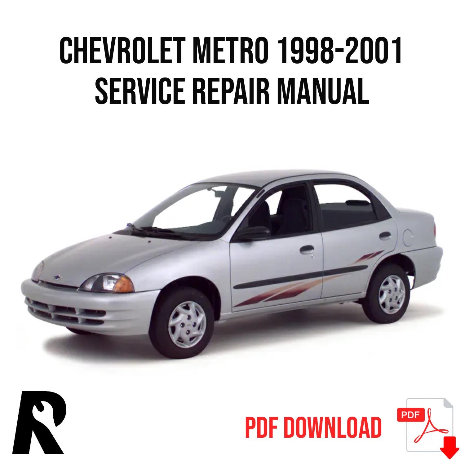 Chevrolet Metro 1998-2001 Service Manual Repair, Workshop Service Repair