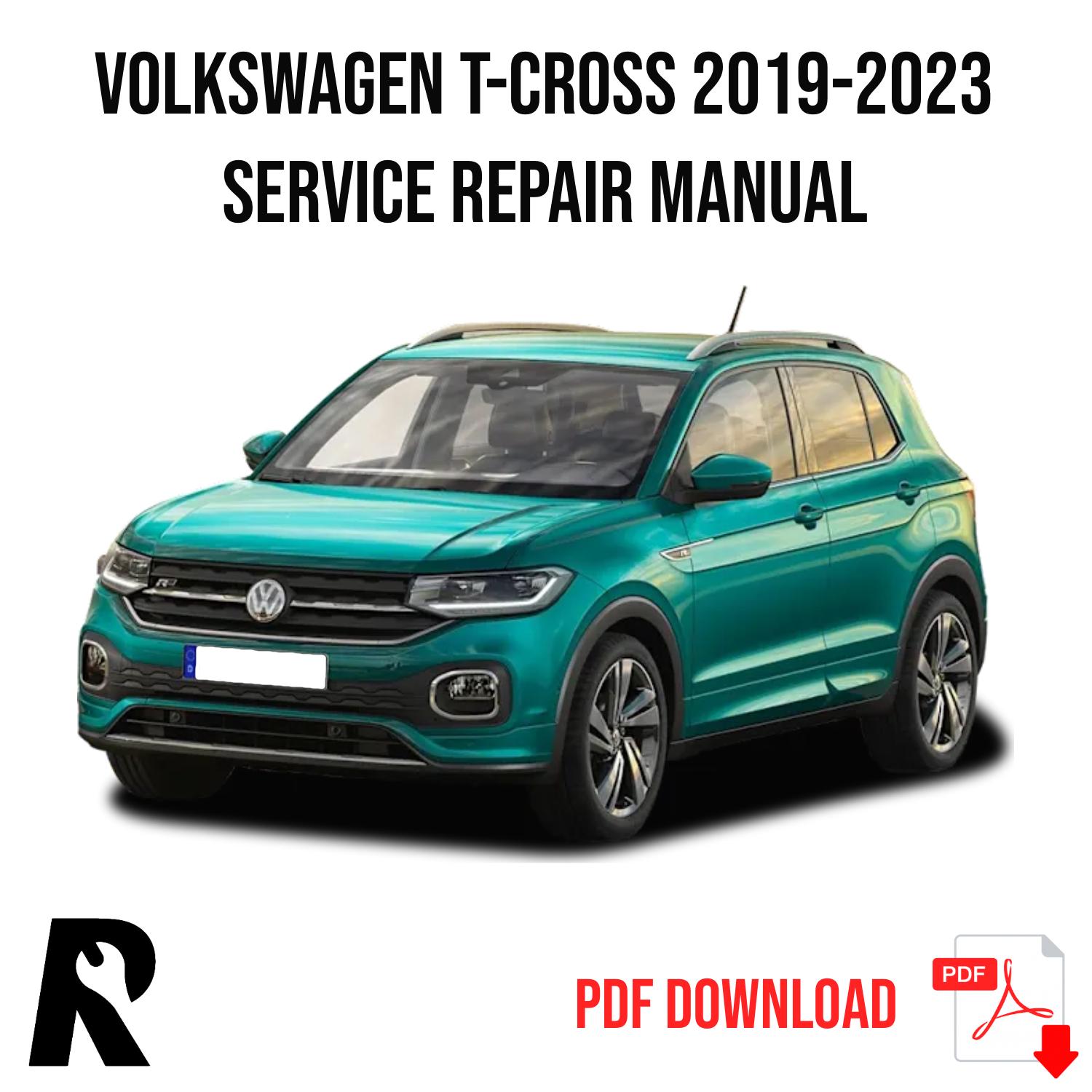 Volkswagen T-Cross 2019-2023 Service Manual Repair, Workshop Service Repair