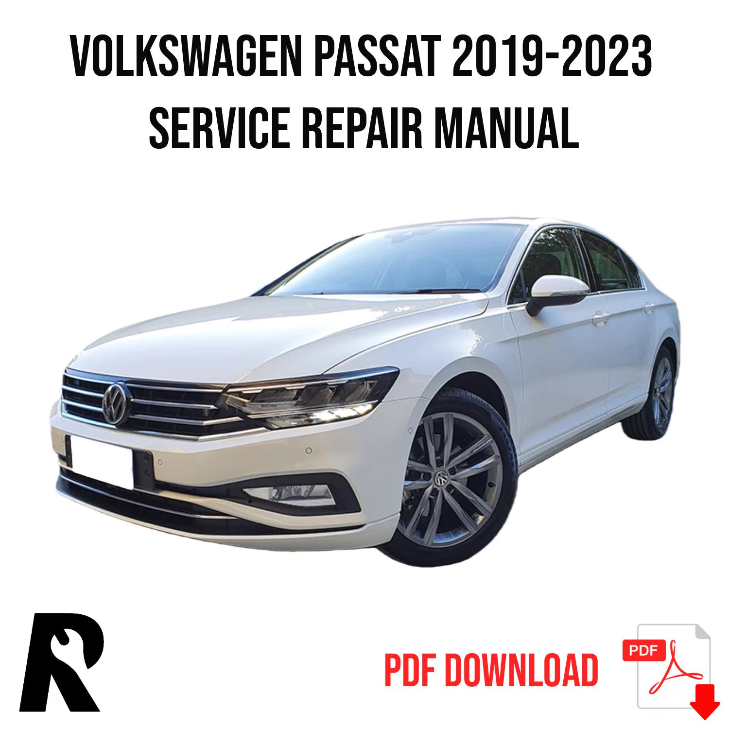 Volkswagen Passat 2019-2023 Service Manual Repair, Workshop Service Repair