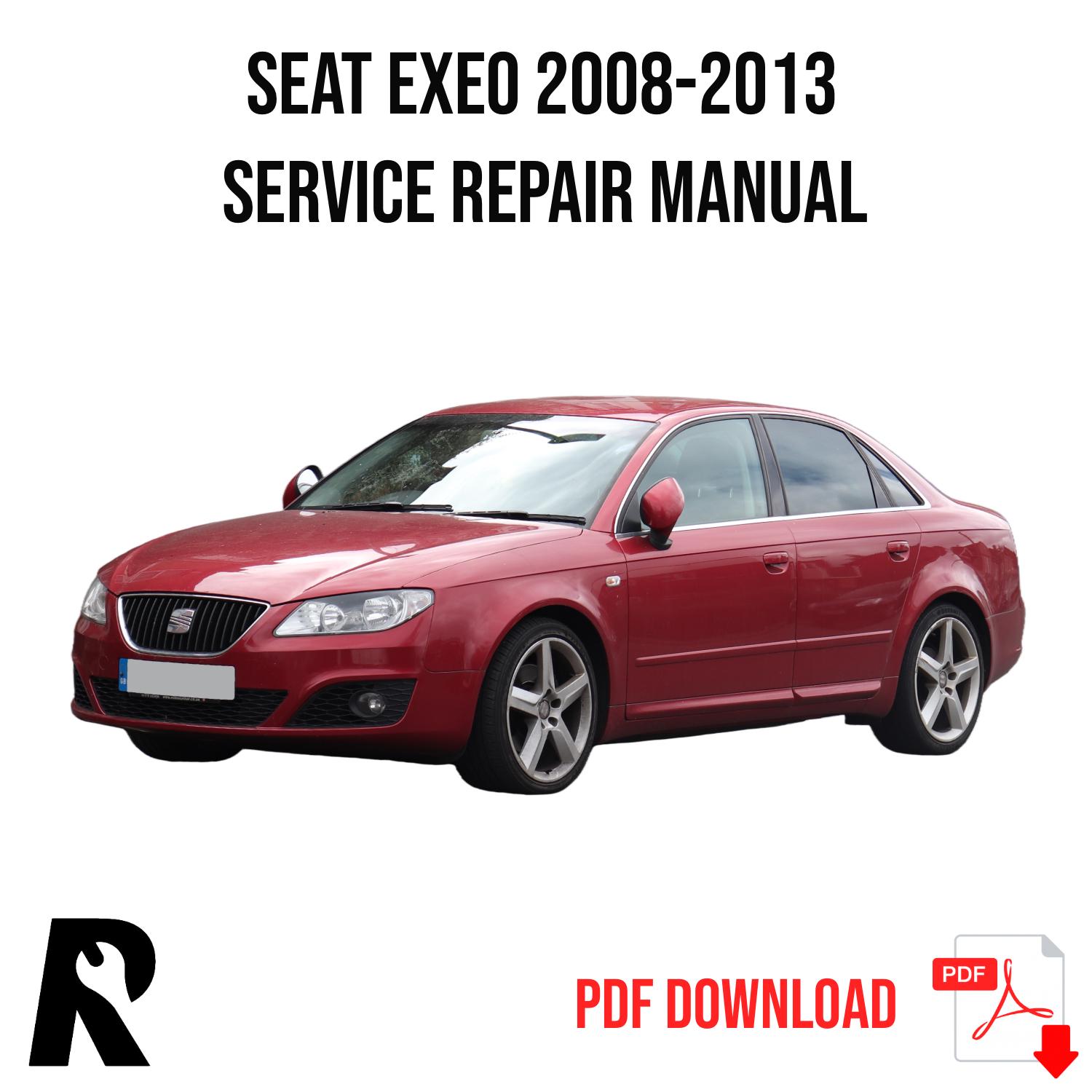 Seat Exeo 2008-2013 Service Manual Repair, Workshop Service Repair