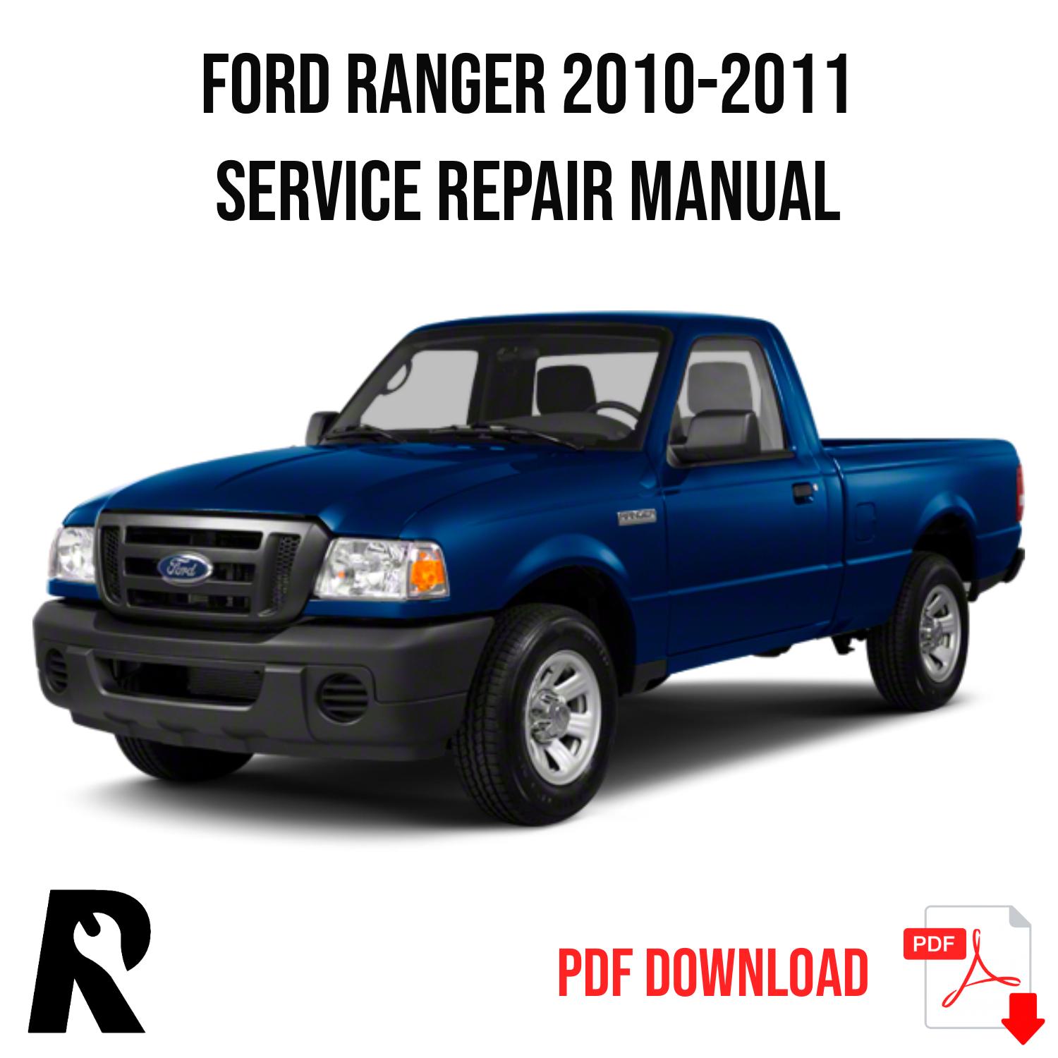 Ford Ranger III 2010-2011 Service Manual Repair, Workshop Service Repair