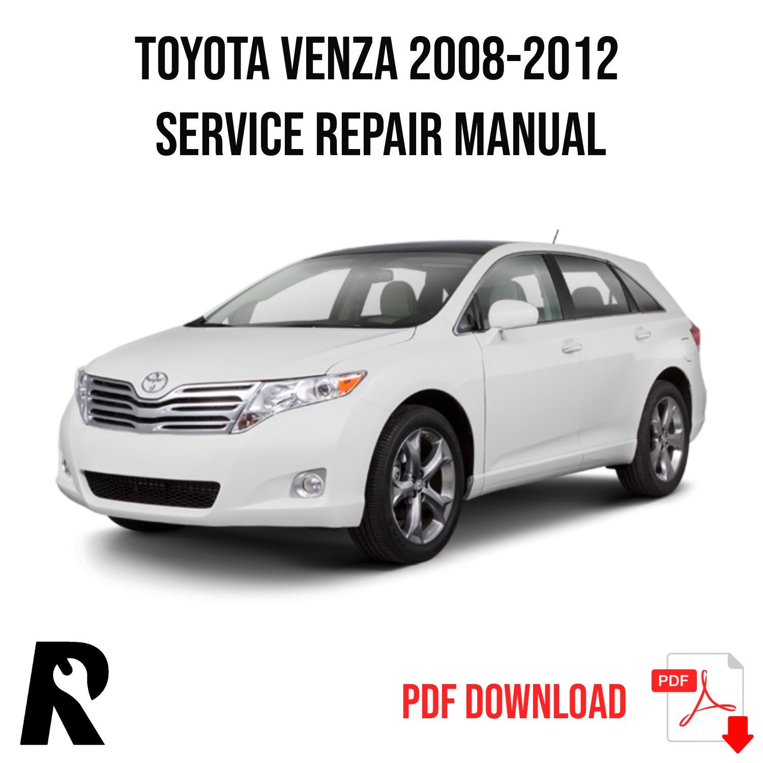 Toyota Venza 2008-2012 Service Manual Repair, Workshop Service Repair