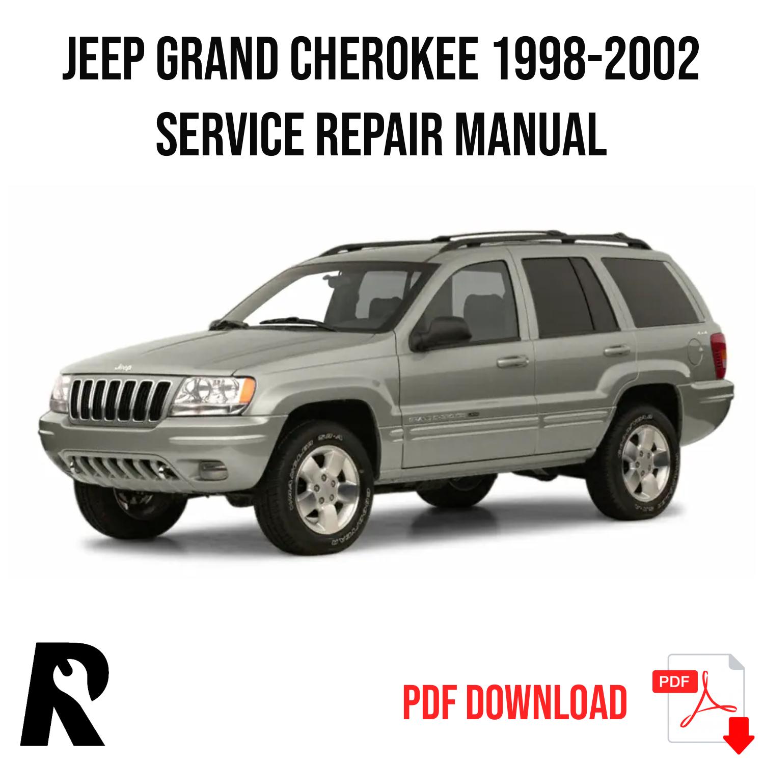 Jeep Grand Cherokee 1998-2002 Service Manual Repair, Workshop Service Repair
