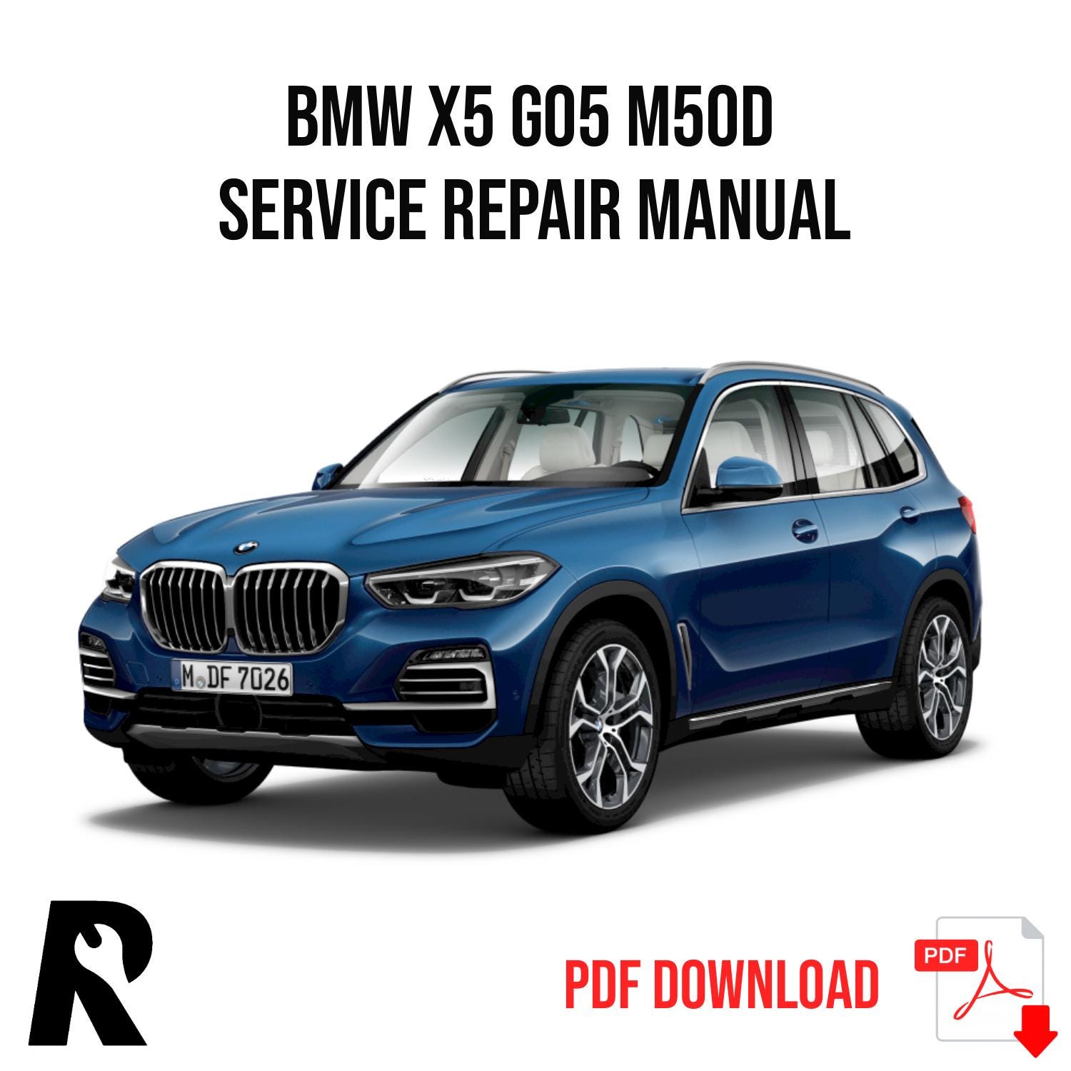 BMW X5 G05 M50d Service Manual Repair, Workshop Service Repair