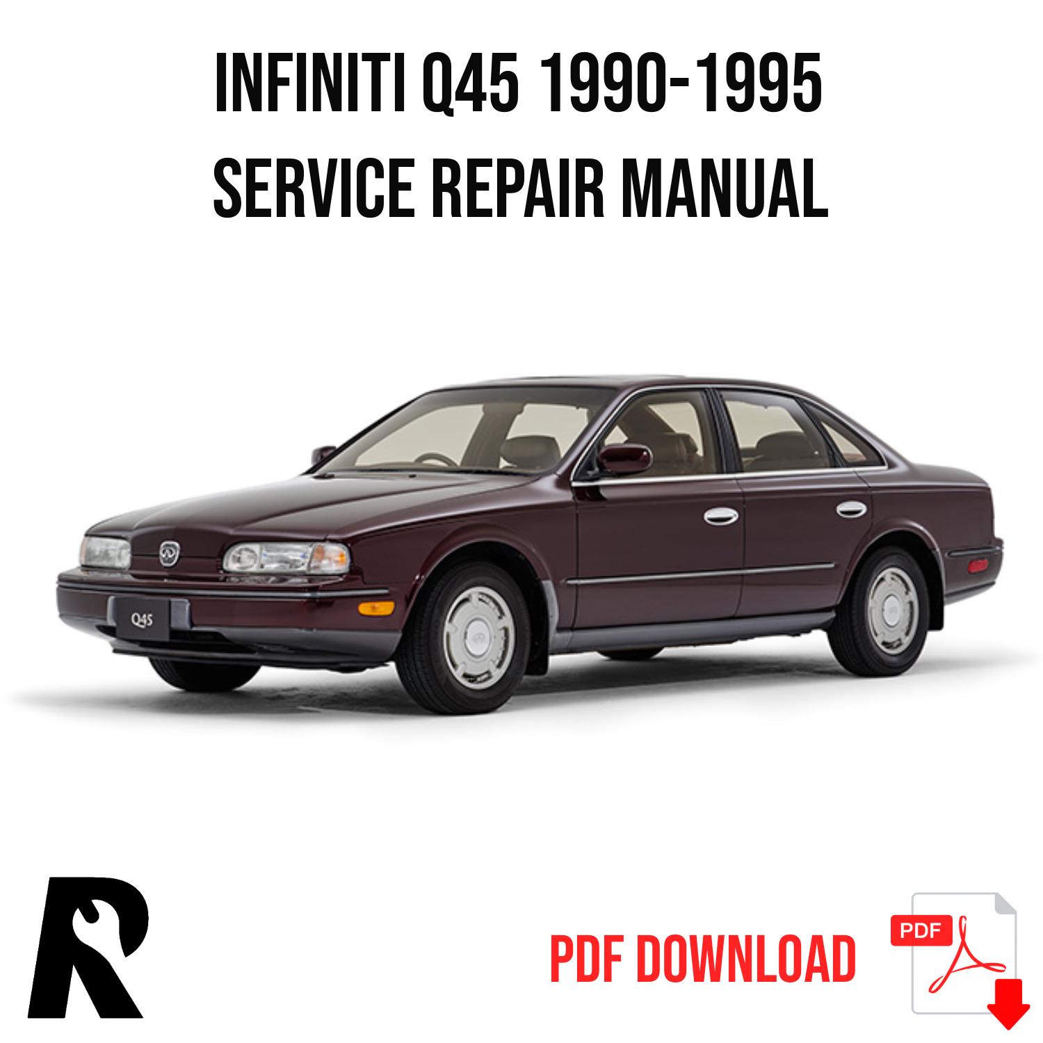 Infiniti Q45 G50 1990-1995 Service Manual Repair, Workshop Service Repair