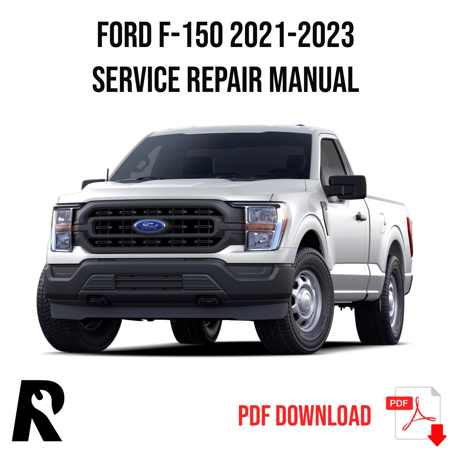 Ford F-150 2021-2023 Service Manual Repair, Workshop Service Repair
