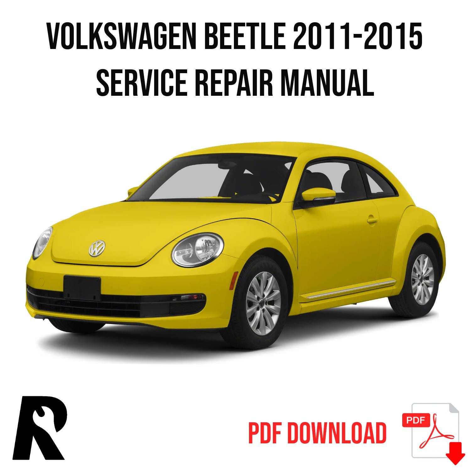 Volkswagen Beetle 2011-2015 Service Manual Repair, Workshop Service Repair