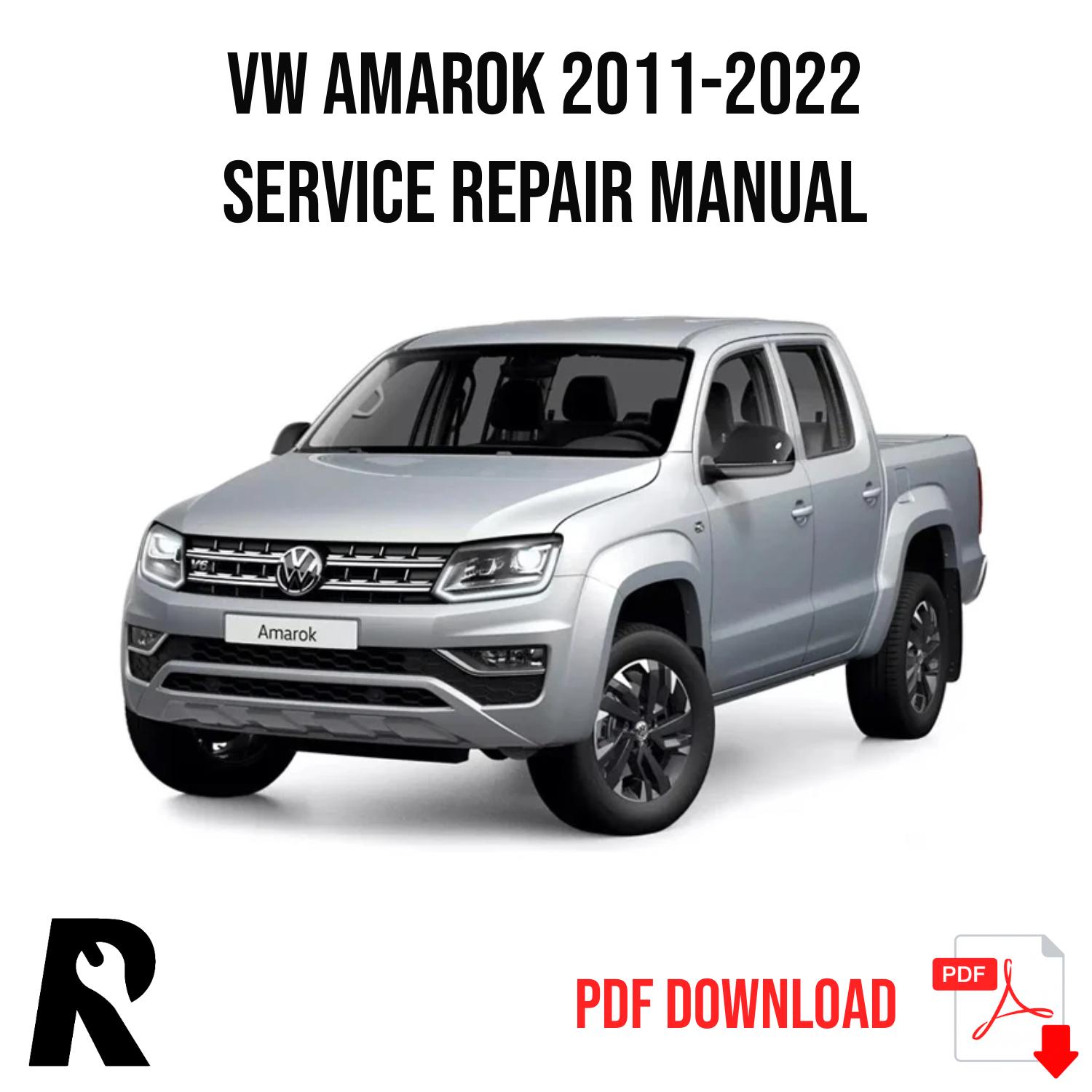 Volkswagen Amarok 2011-2022 Service Manual Repair, Workshop Service Repair