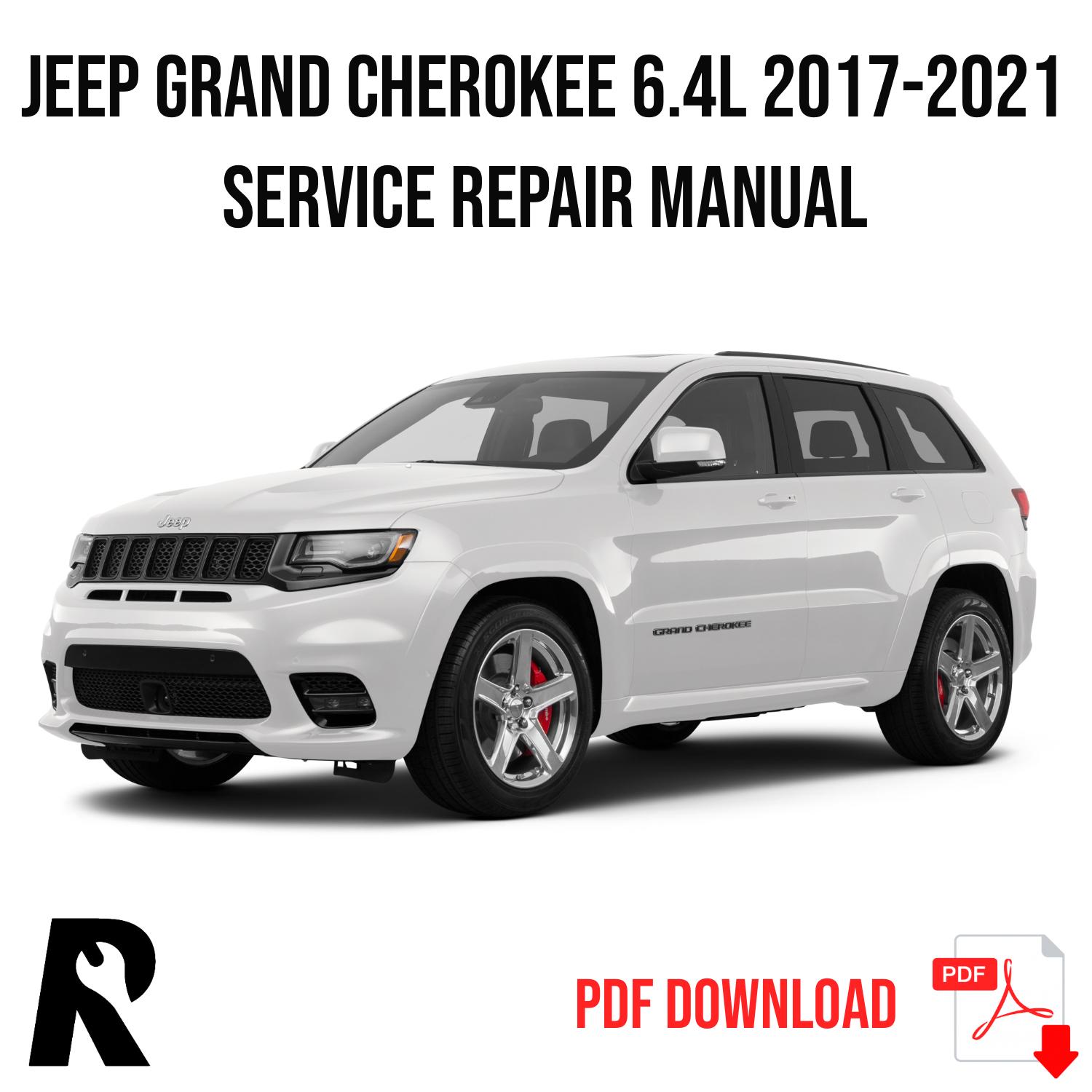 Jeep Grand Cherokee 2017-2021 Service Manual Repair, Workshop Service Repair