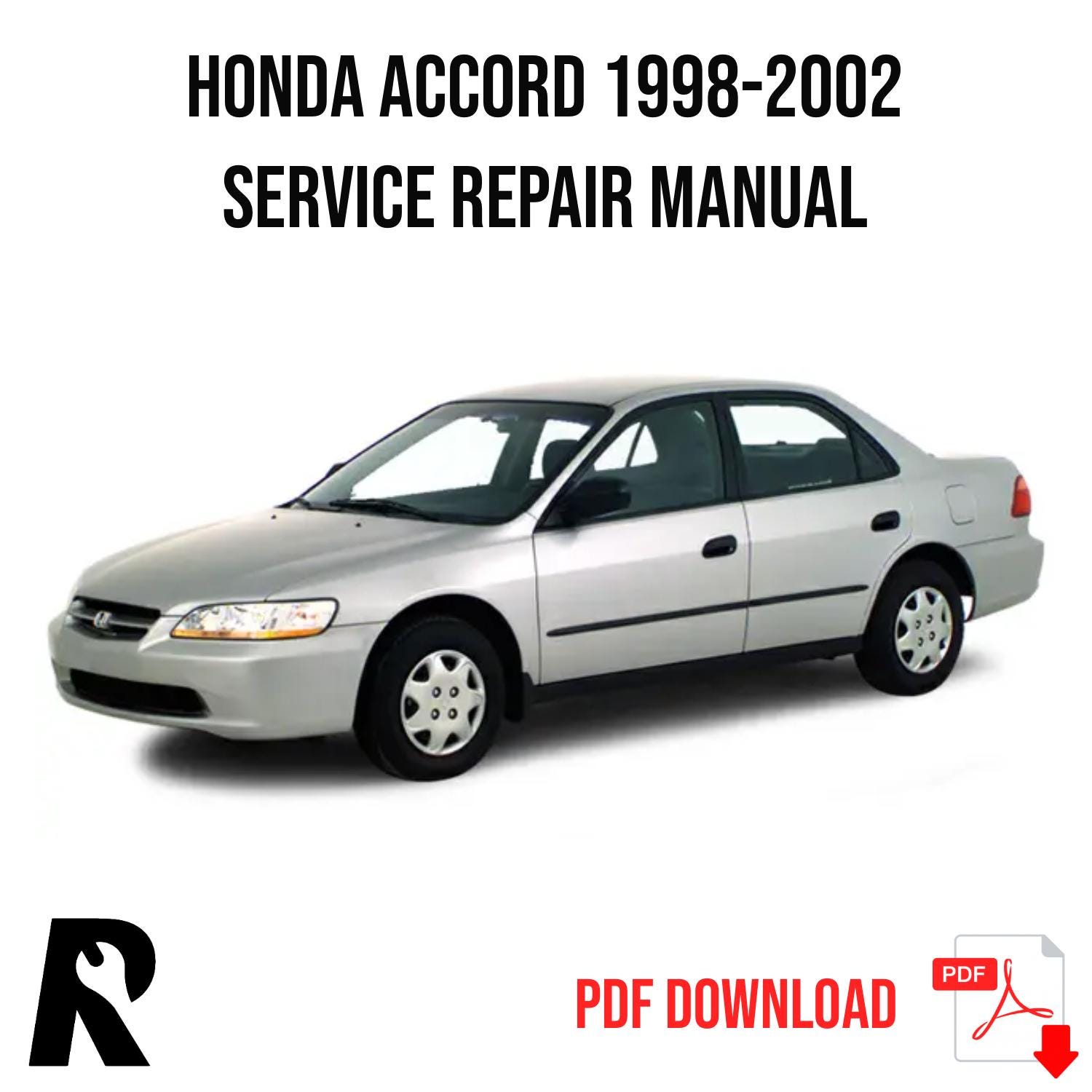 Honda Accord 1998-2002 Service Manual Repair, Workshop Service Repair