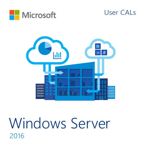 Microsoft Windows Server 2016 20 User CALs