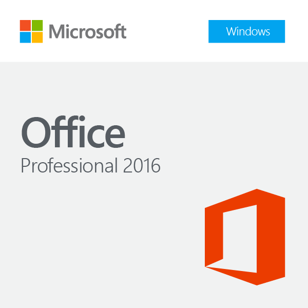 Microsoft Office 2016 Professional Retail License